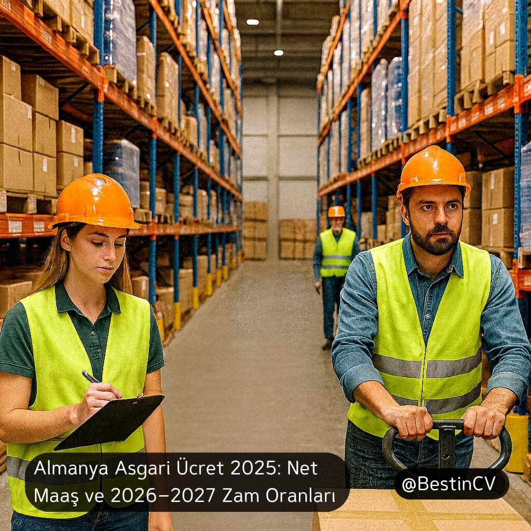 Almanya Asgari Ücret 2025: Net Maaş ve 2026–2027 Zam Oranları